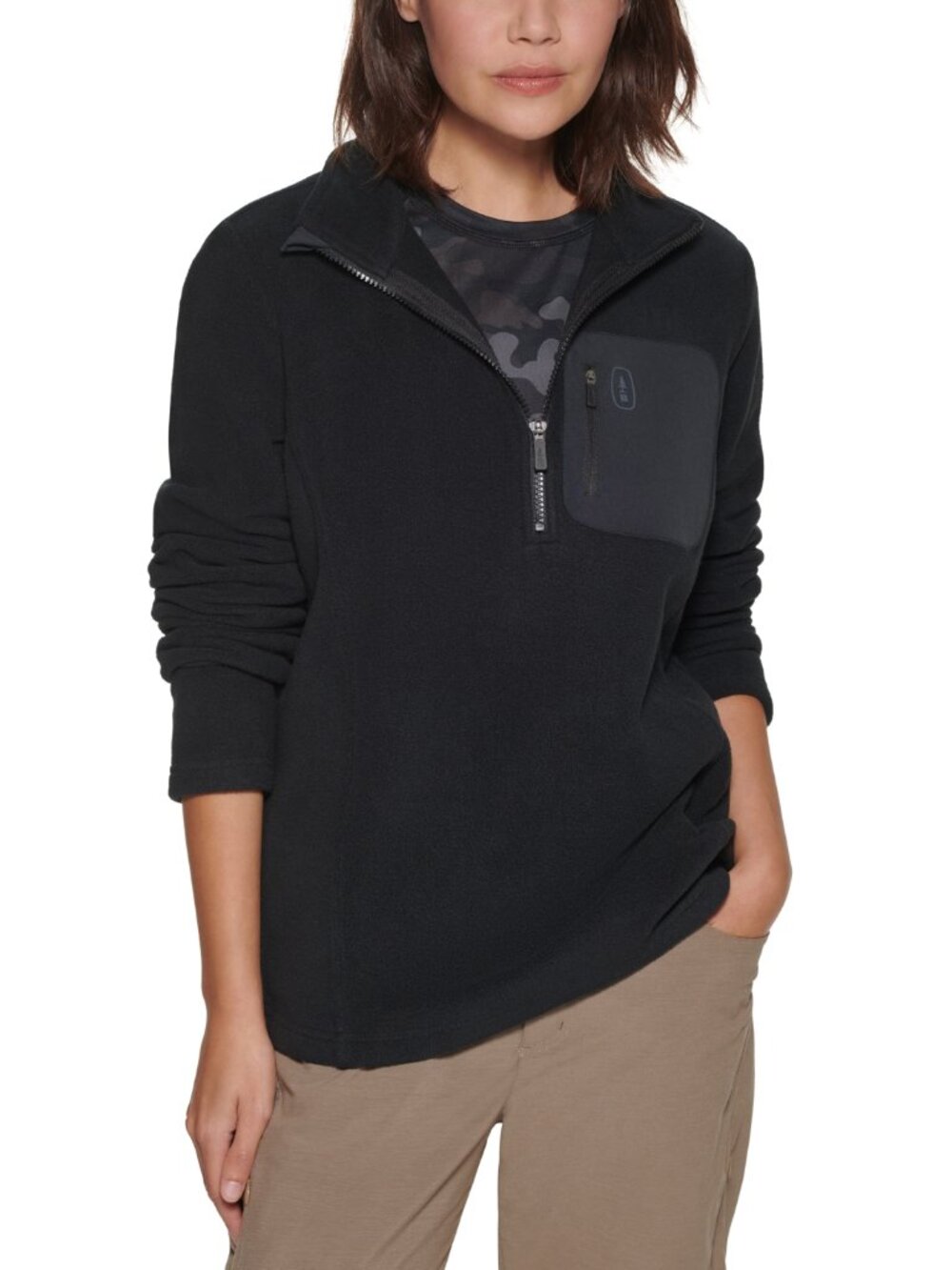 Bass Outdoor Womens Highline Trail Half Zip Fleece Jacket